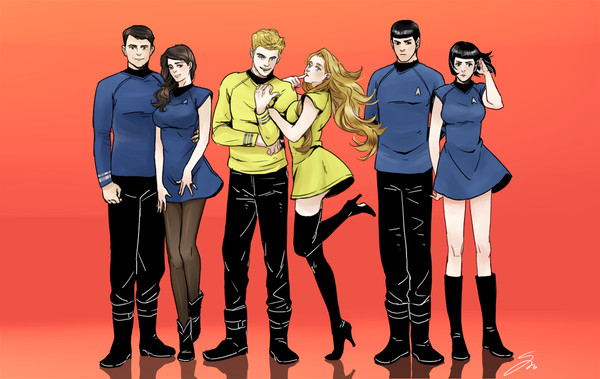 Girls in space