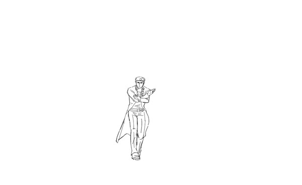 踊る承太郎とスタプラ【トレス】