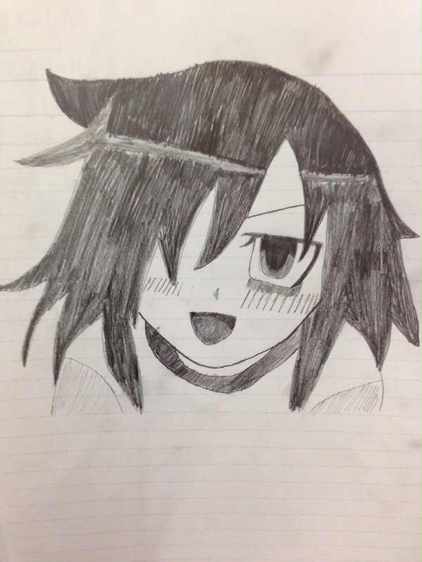 初めての模写！もこっち！！！