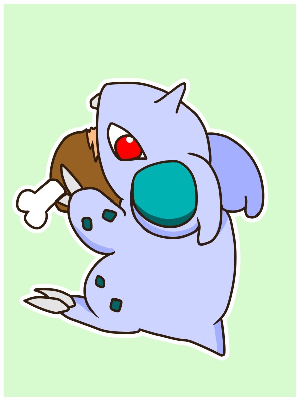 お肉ガジガジ