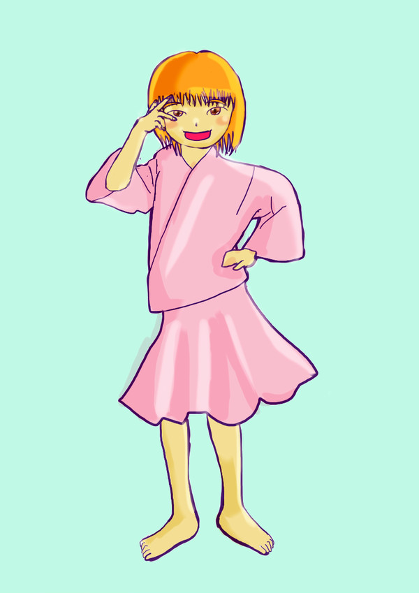 浴衣の娘