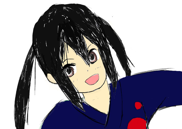 【初投稿】あずにゃんを描いてみた ver.0.8