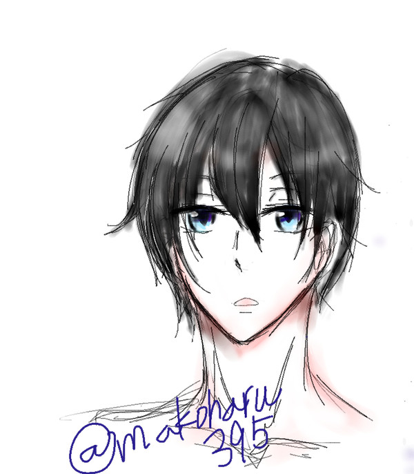 １年前にあいぽんで描いた七瀬遙