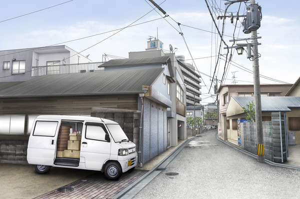 静かな街並み