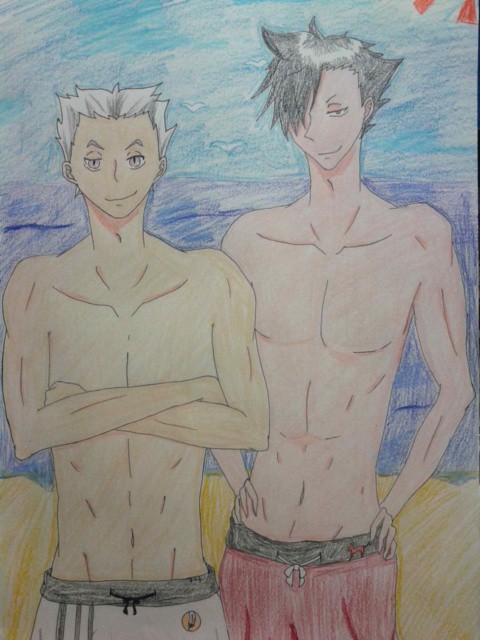 木兎&黒尾　（夏休み）