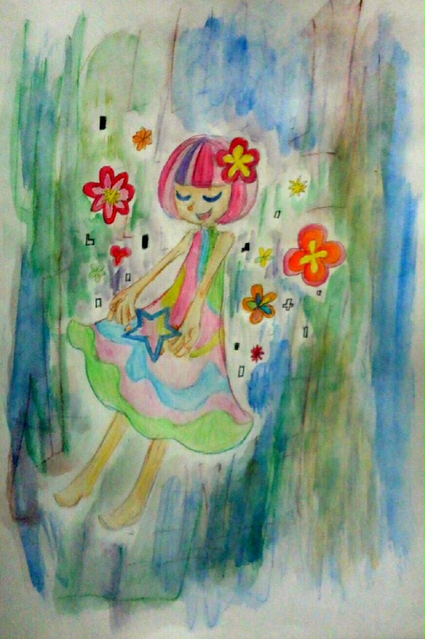 電子世界の女の子
