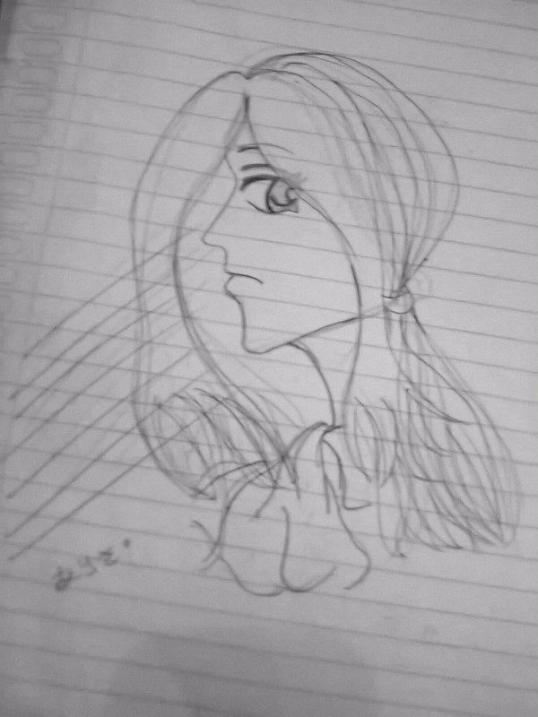 Night Doodle: ありさ。