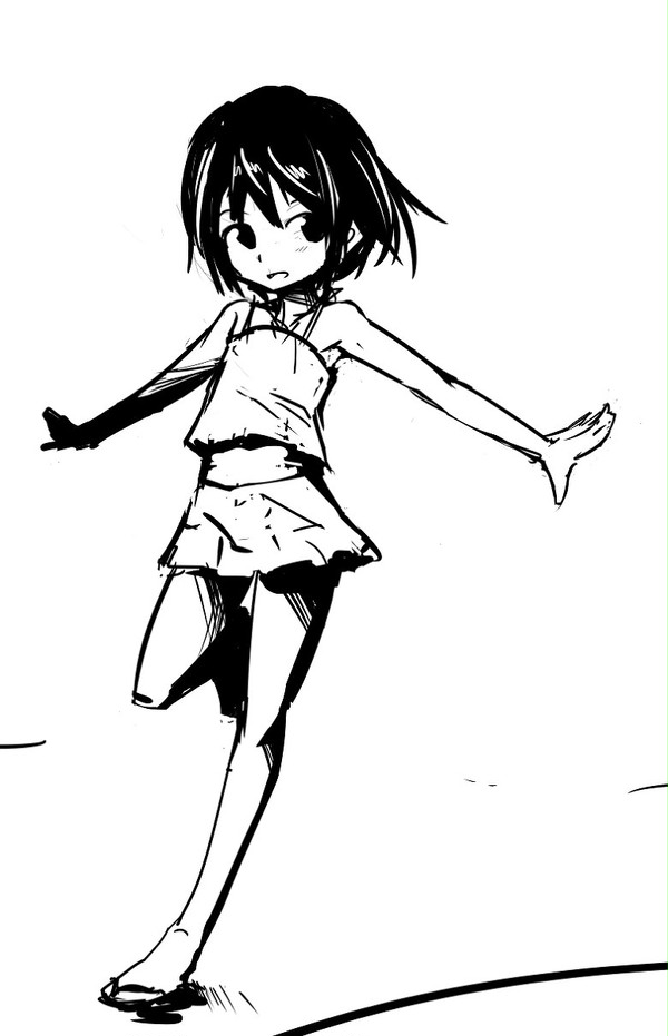 暑いから落書き