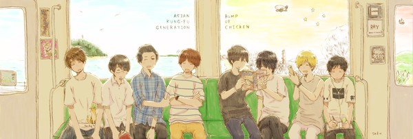電車にて