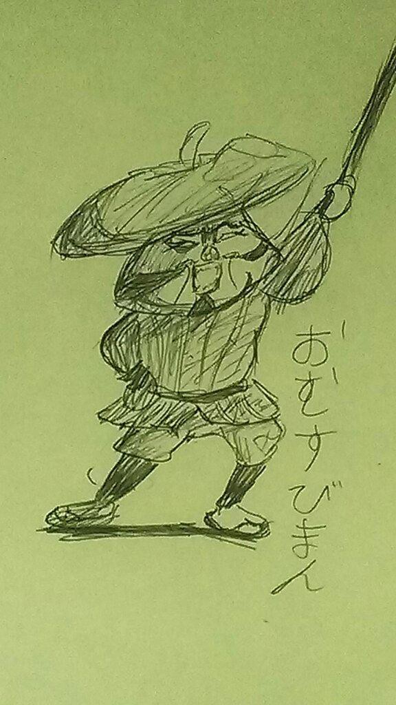 おむすびまん　描いたよ