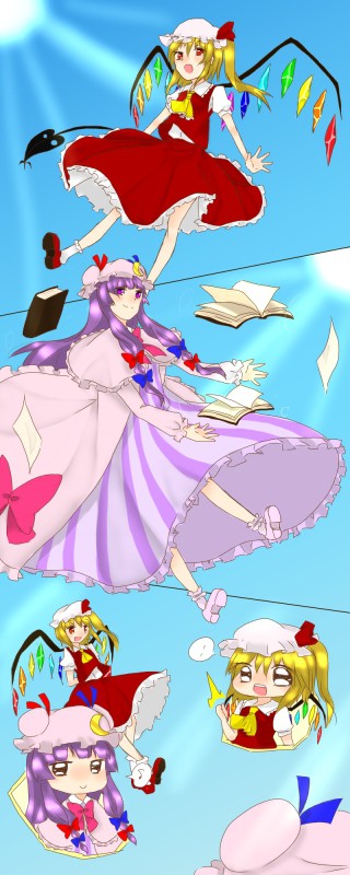 パチュリーVSフランドール