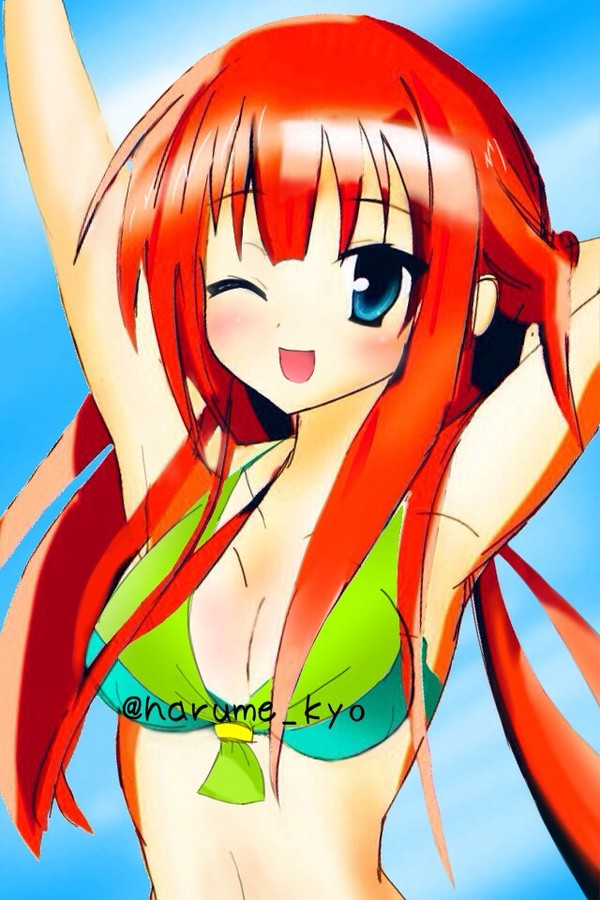 タイトル……水着かな。