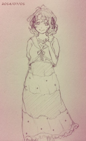 練習落描き（2014年7月）