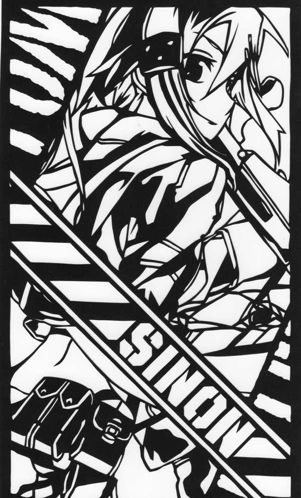切り絵 シノン