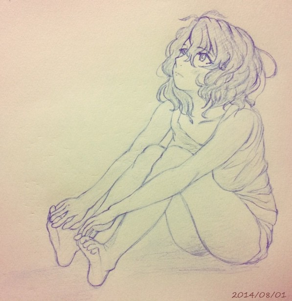 練習落描き（2014年8月第1週）