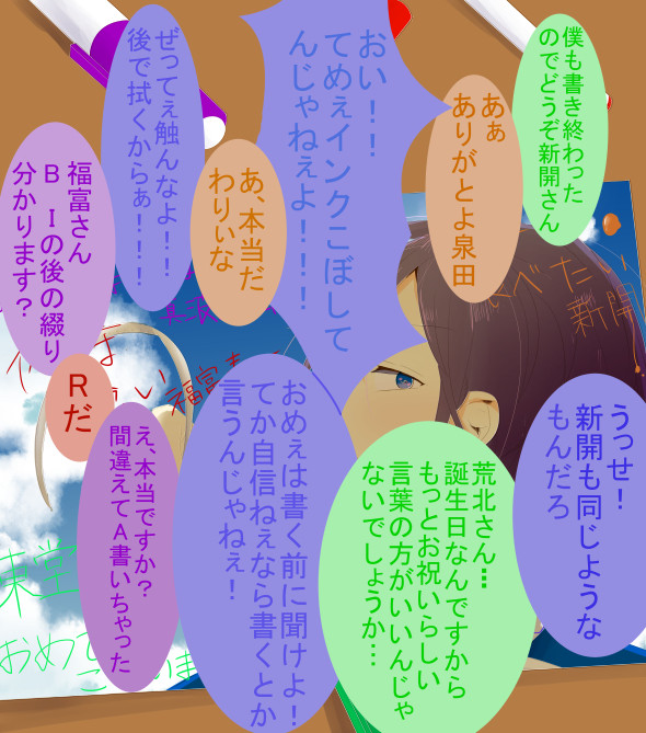 8/8東堂くんお誕生日おめでとう！