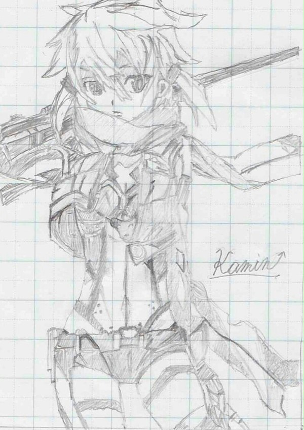 シノン鉛筆模写 No.1