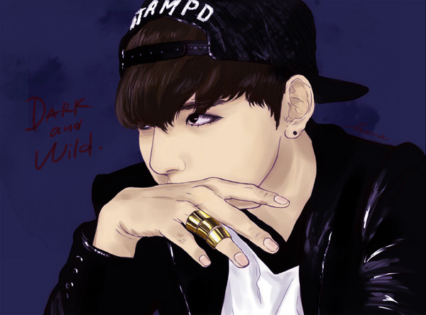 DARK AND WILD.