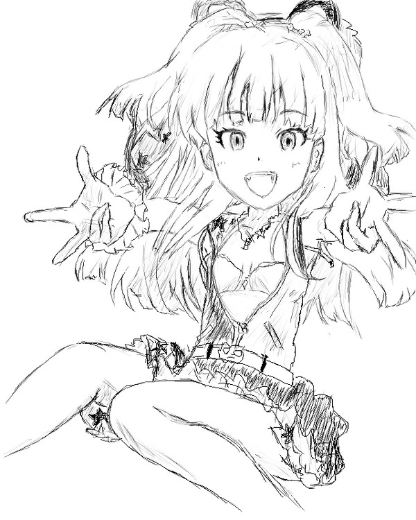 城ヶ崎莉嘉模写