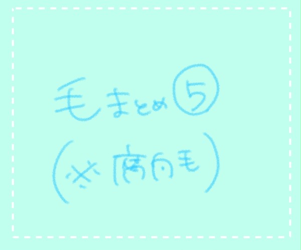 【腐】毛探偵落書きまとめ⑤