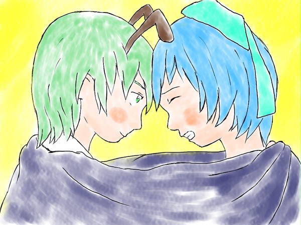 こうしていると涼しいからって夏はいつもくっついてくるけど・・・