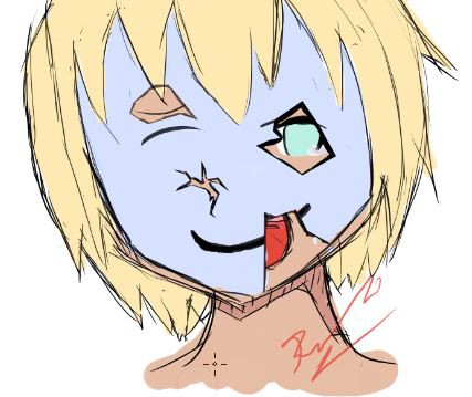 smiling mask
