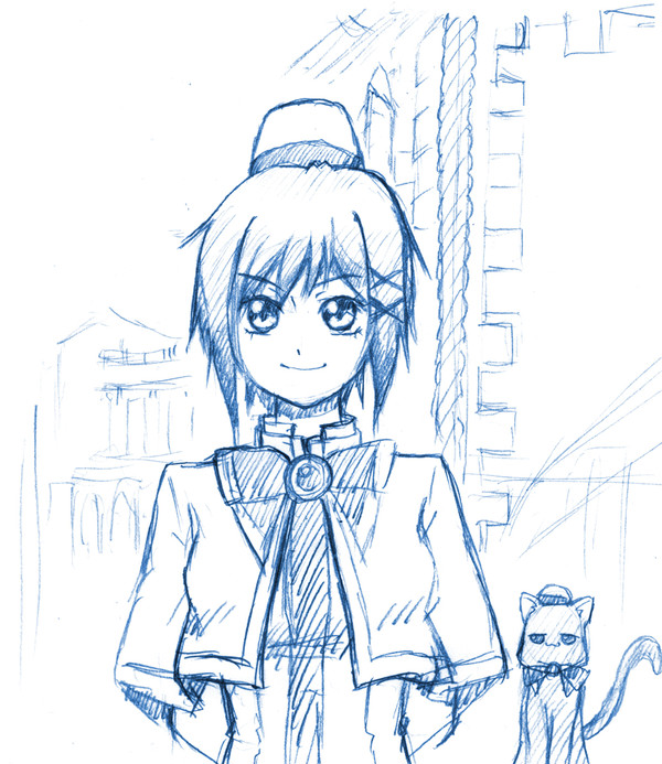 藍華ちゃんラフ