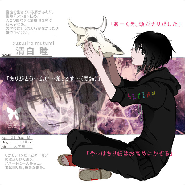 【君薬】清白 睦【被験者】
