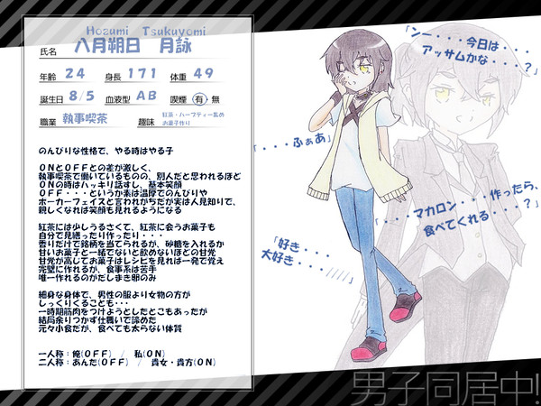 【男子同居中!】八月朔日 月詠