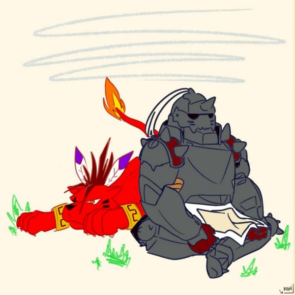 待っている