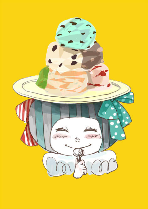 アイスクリームの魔法の帽子