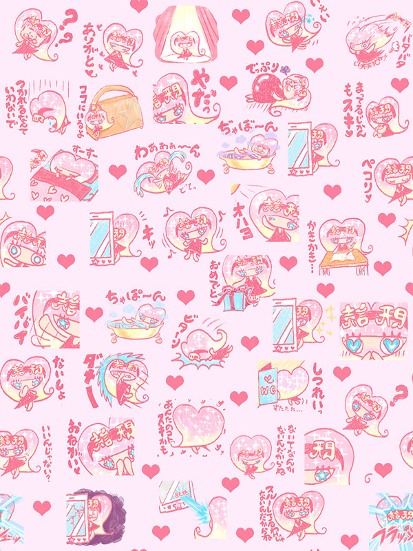 LINEスタンプ「既読ちゃん」壁紙