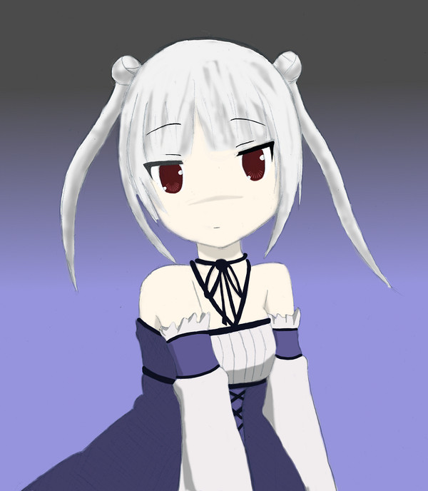 落書き 姫(色塗った)