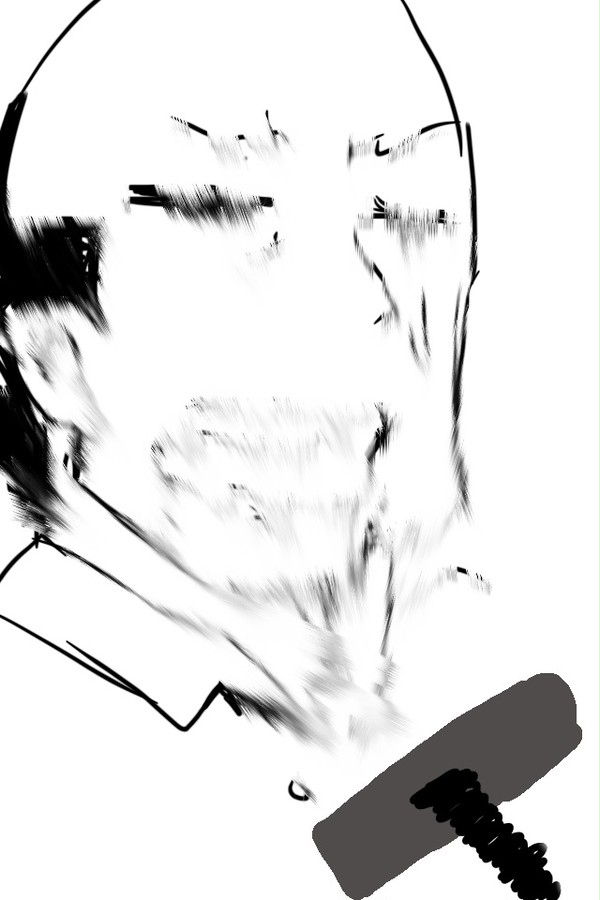 吸い込まれる校長