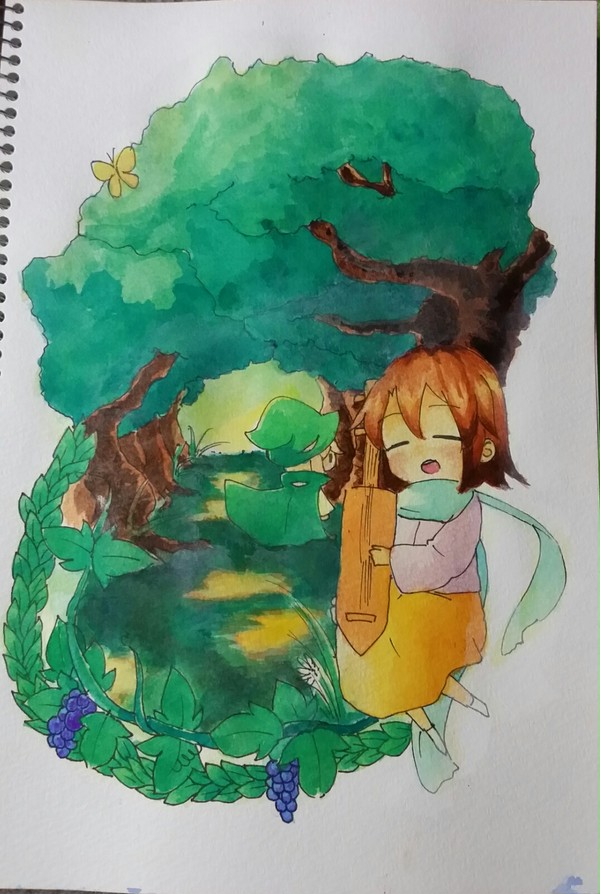小さき旅人と歌にあわせて