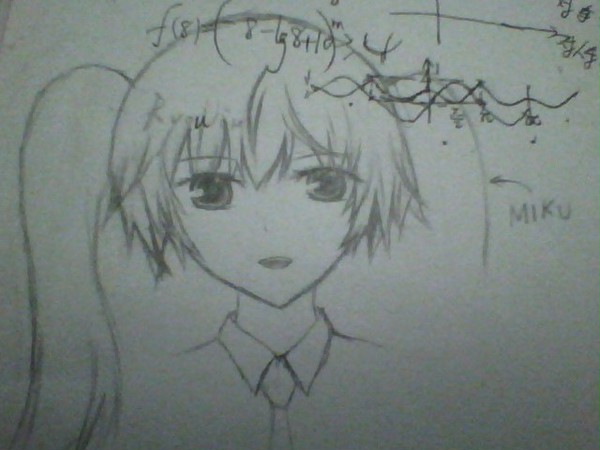 miku (on draft paper- =)