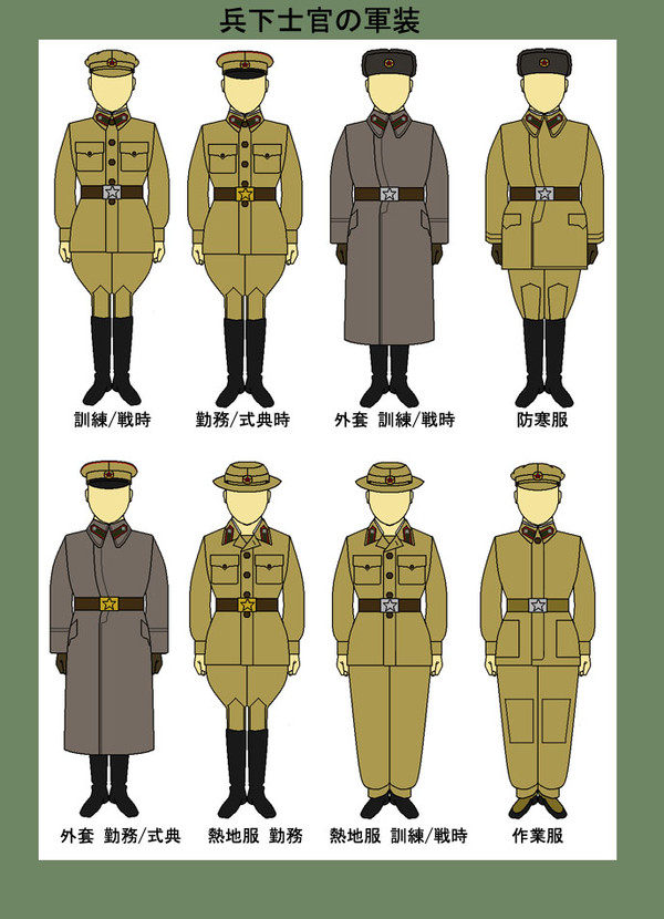 脳内妄想軍装規定書風　改①