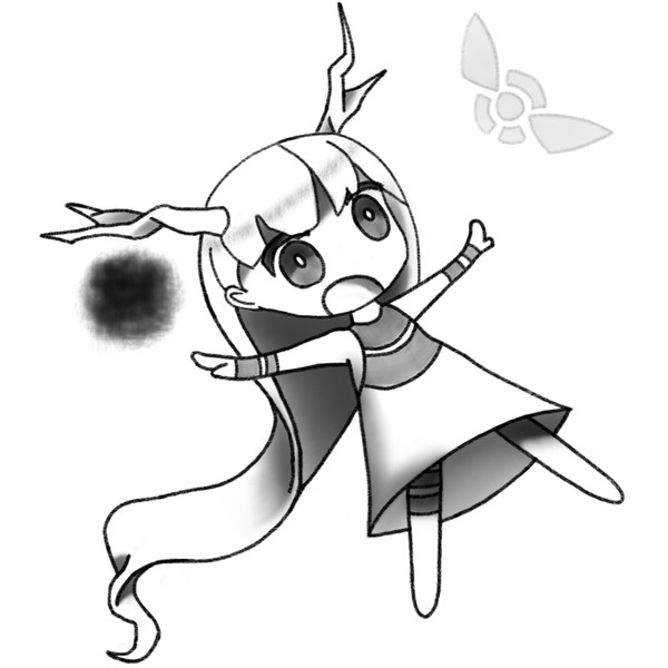 びっくりミオン黒白