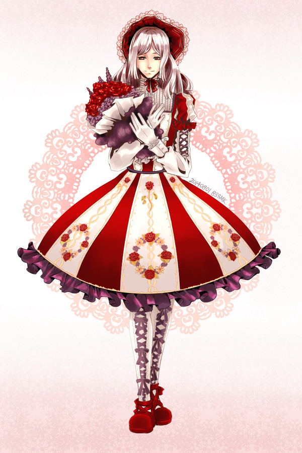 ブレイズにロリータ洋服を与えた
