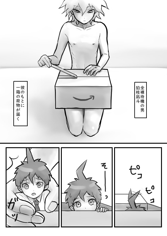 日向フィギュアを買った狛枝の反応