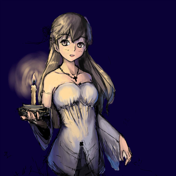蜡烛女