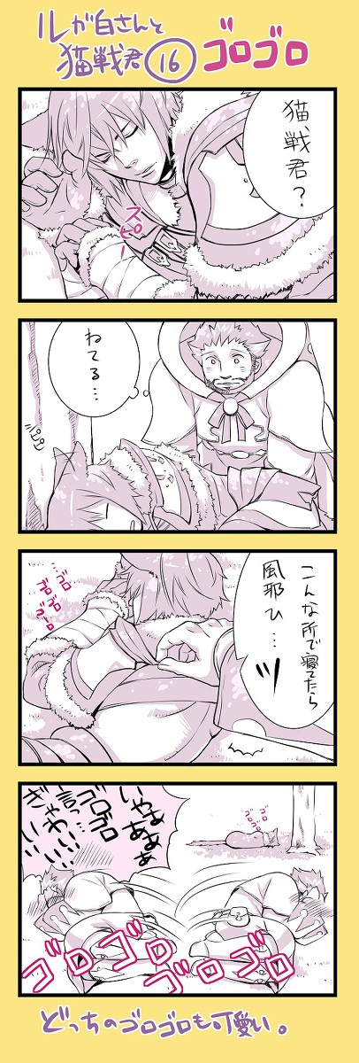 ルガ白さんと猫戦君⑯
