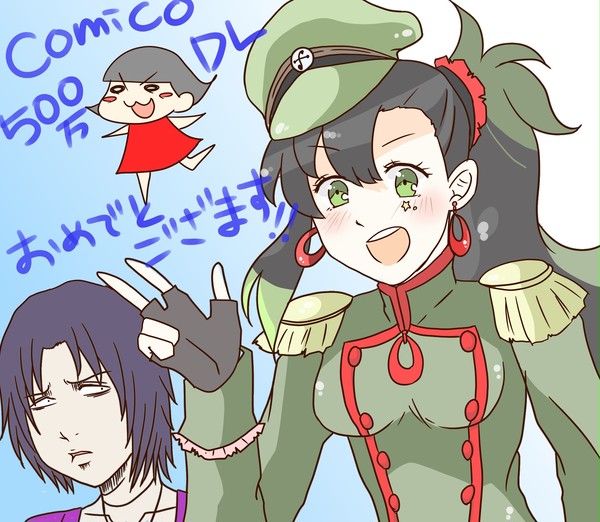 comico500万DLコラボ絵描祭にて