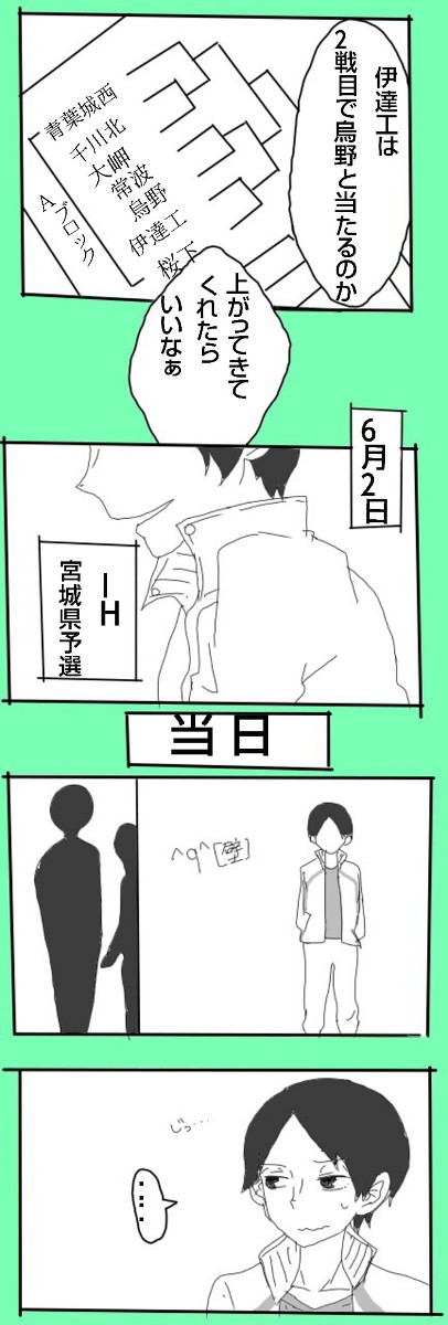 【HQ】国見と二口の若干縦に長いやつ②