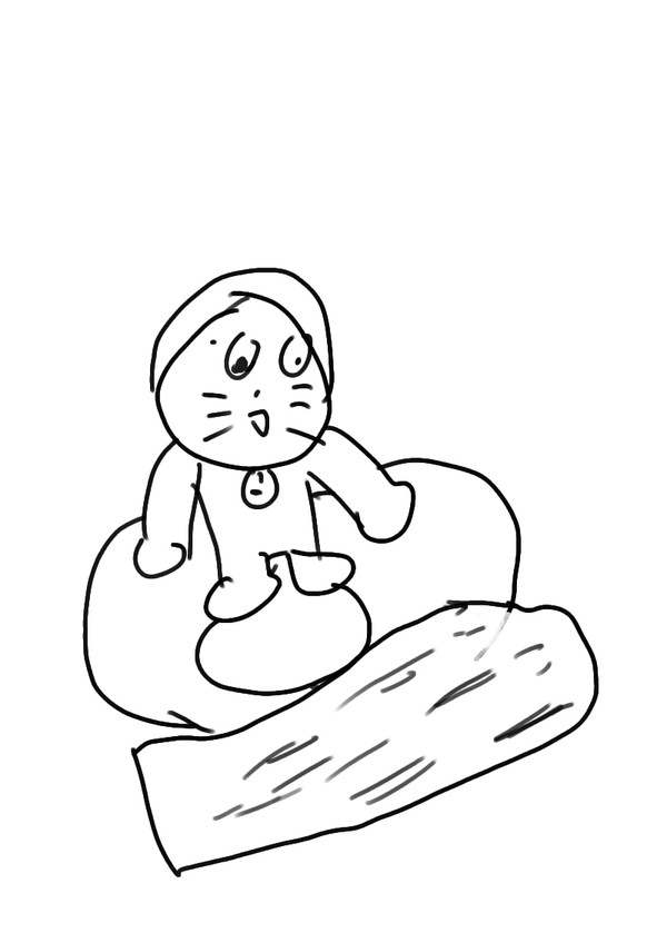ドラえもんとベーコンエッグ