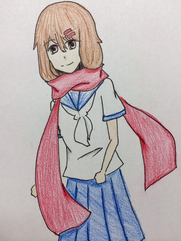 アヤノ夏服Ver.（落書き）