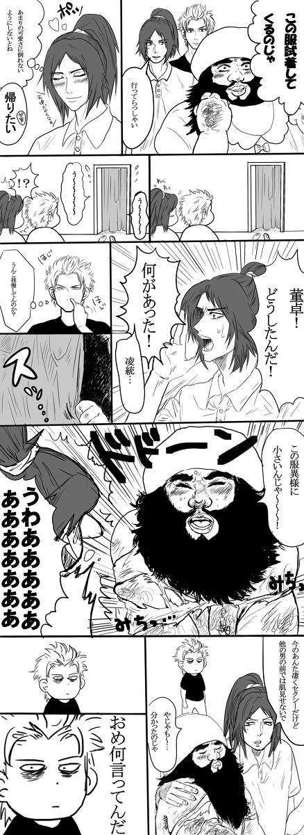 董卓　試着する