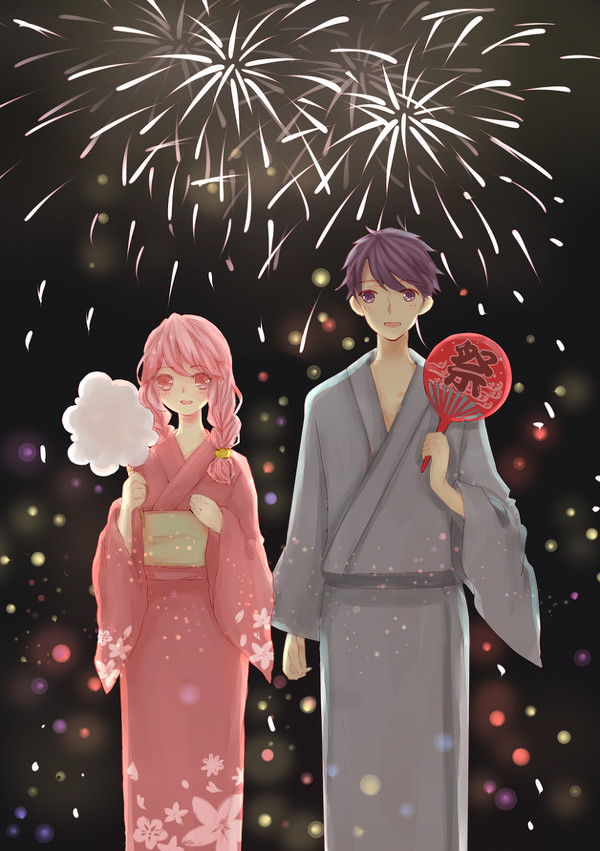 夏祭りの夜