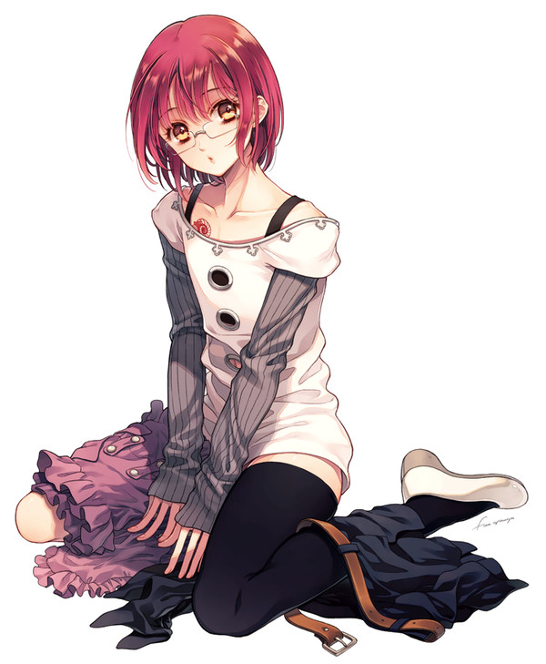デフォ服+ニーソ