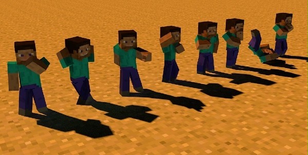 ジョジョ立ち イン マイクラ